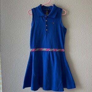 Girl’s Polo Ralph Lauren Sleeveless Belted Shirtdress, 6X